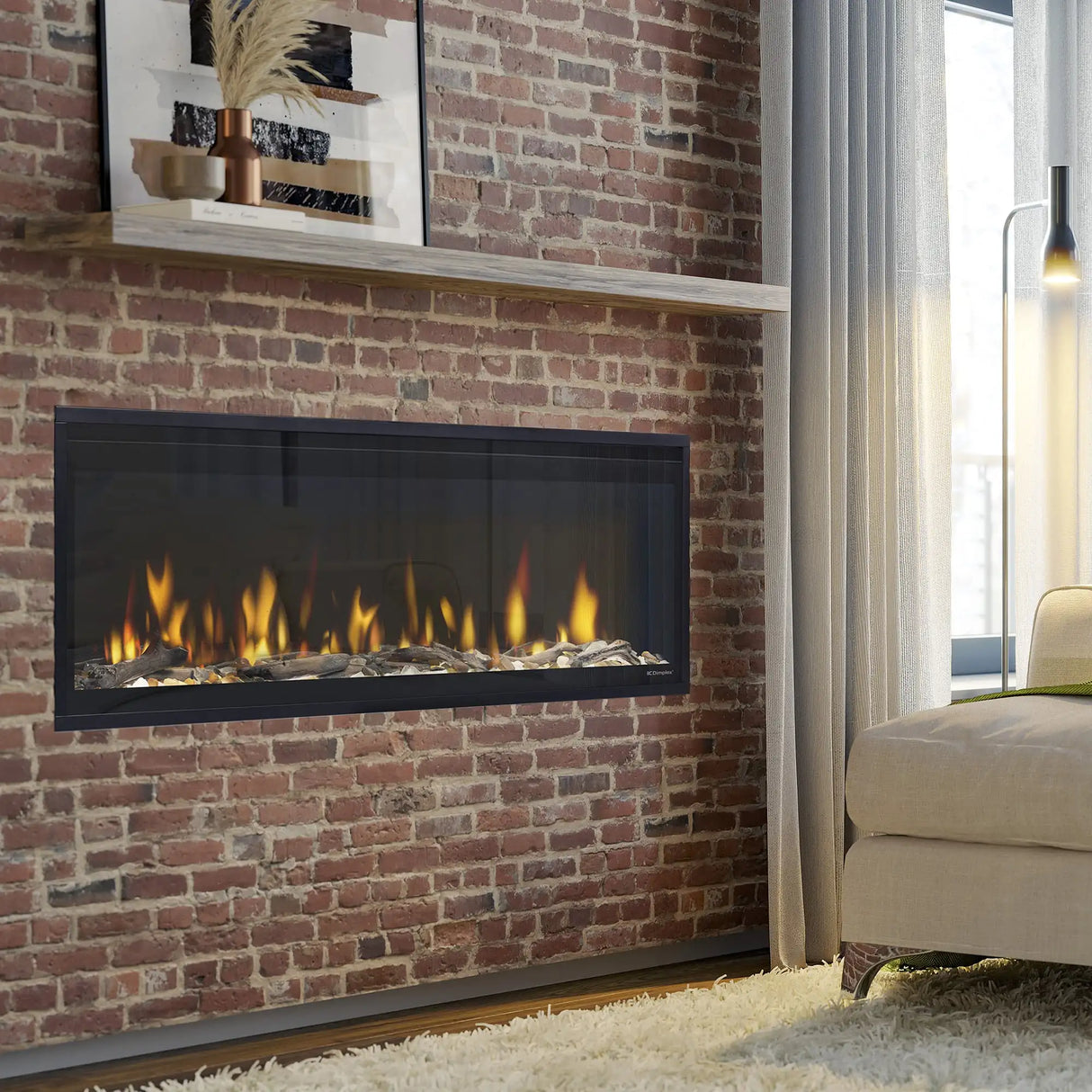 50" Ignite Evolve Linear Electric Fireplace (Open Box)