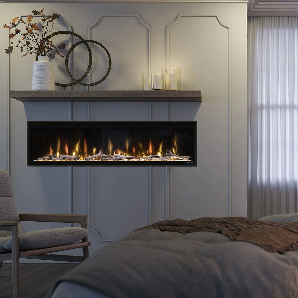 60" Ignite Evolve Linear Electric Fireplace