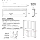 50" Dimplex IgniteXL Built-in Linear Electric Fireplace