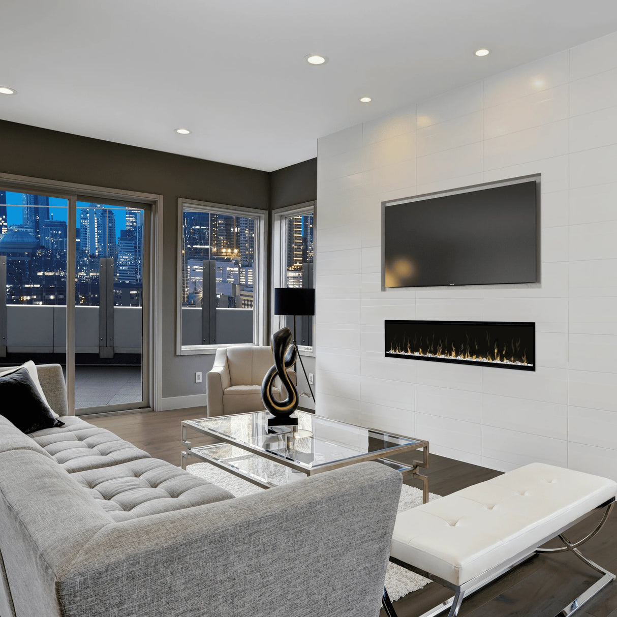 60" Dimplex IgniteXL Built-in Linear Electric Fireplace