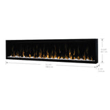 74" Dimplex IgniteXL Built-in Linear Electric Fireplace