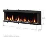100" Ignitexl Bold Built-in Linear Electric Fireplace