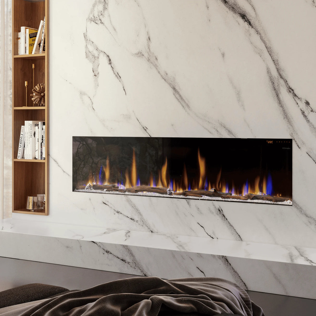 74" Ignitexl Bold Built-in Linear Electric Fireplace