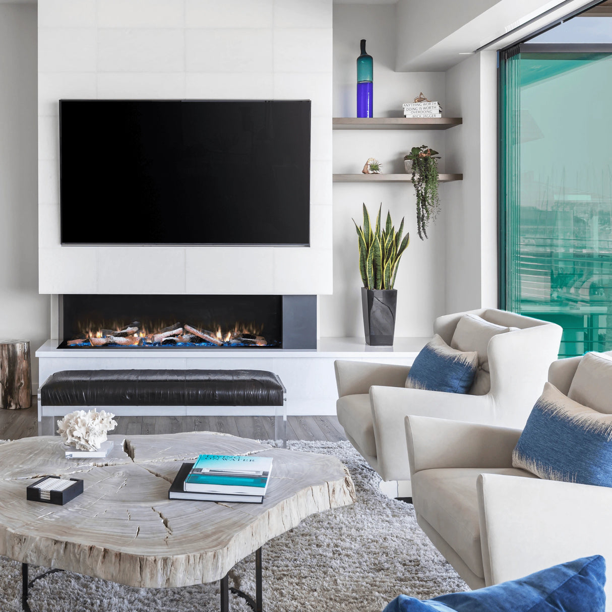 LEX3-S 60" Electric Fireplace