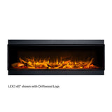 LEX3-S 60" Electric Fireplace