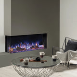 Onyx 43" Built-in 3 Sided Fireplace (EX110)