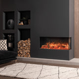 Onyx 43" Built-in 3 Sided Fireplace (EX110)