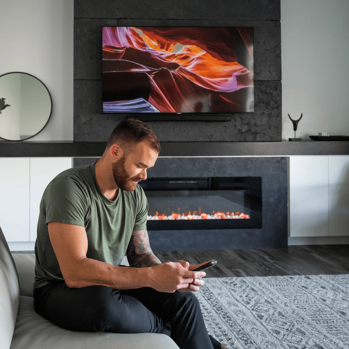 Dimplex Sierra 60" Wall-mounted/Built-In Linear Electric Fireplace