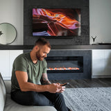 Dimplex Sierra 60" Wall-mounted/Built-In Linear Electric Fireplace