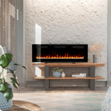 Dimplex Sierra 60" Wall-mounted/Built-In Linear Electric Fireplace