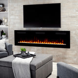 Dimplex Sierra 72" Wall-mounted/Built-In Linear Electric Fireplace