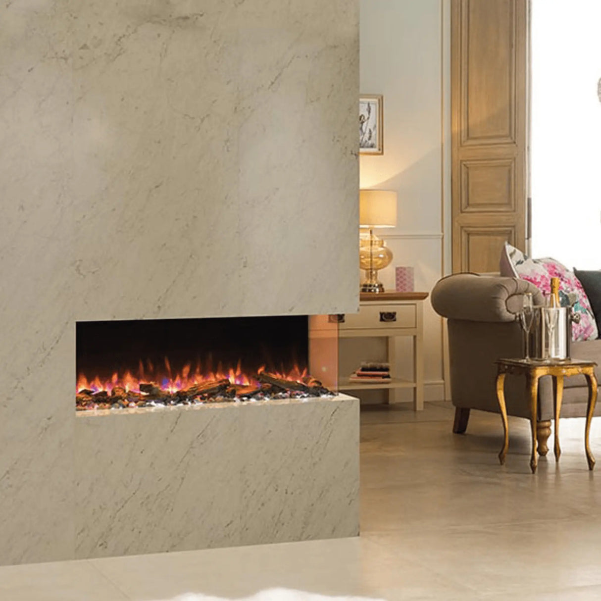 Skope 43" Built-in 3 Sided Fireplace (E110)