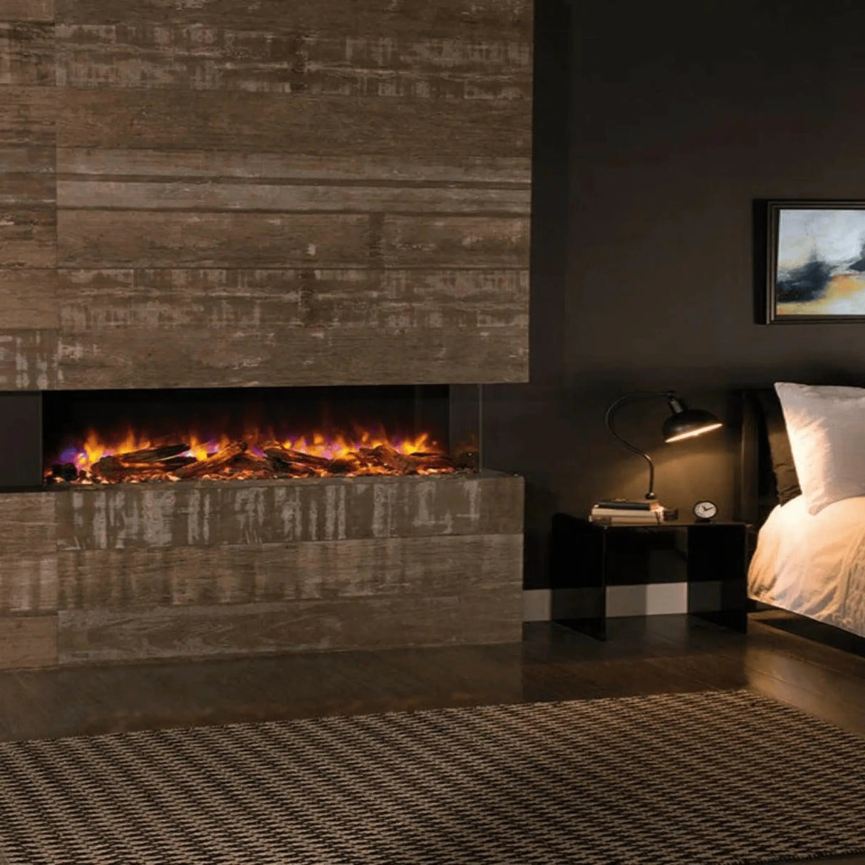 Skope 43" Built-in 3 Sided Fireplace (E110)