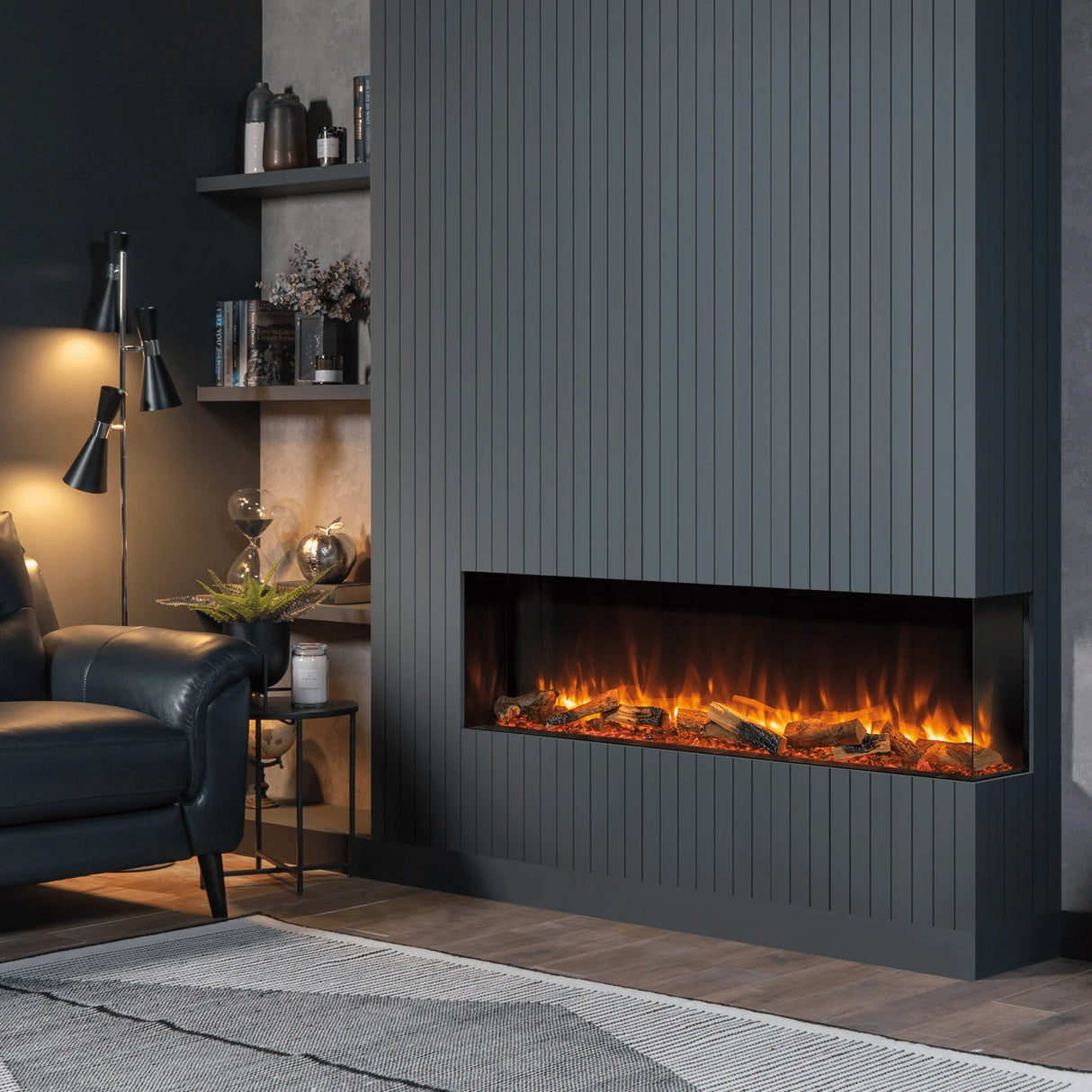 Skope 59" Built-in 3 Sided Fireplace (E150-2)