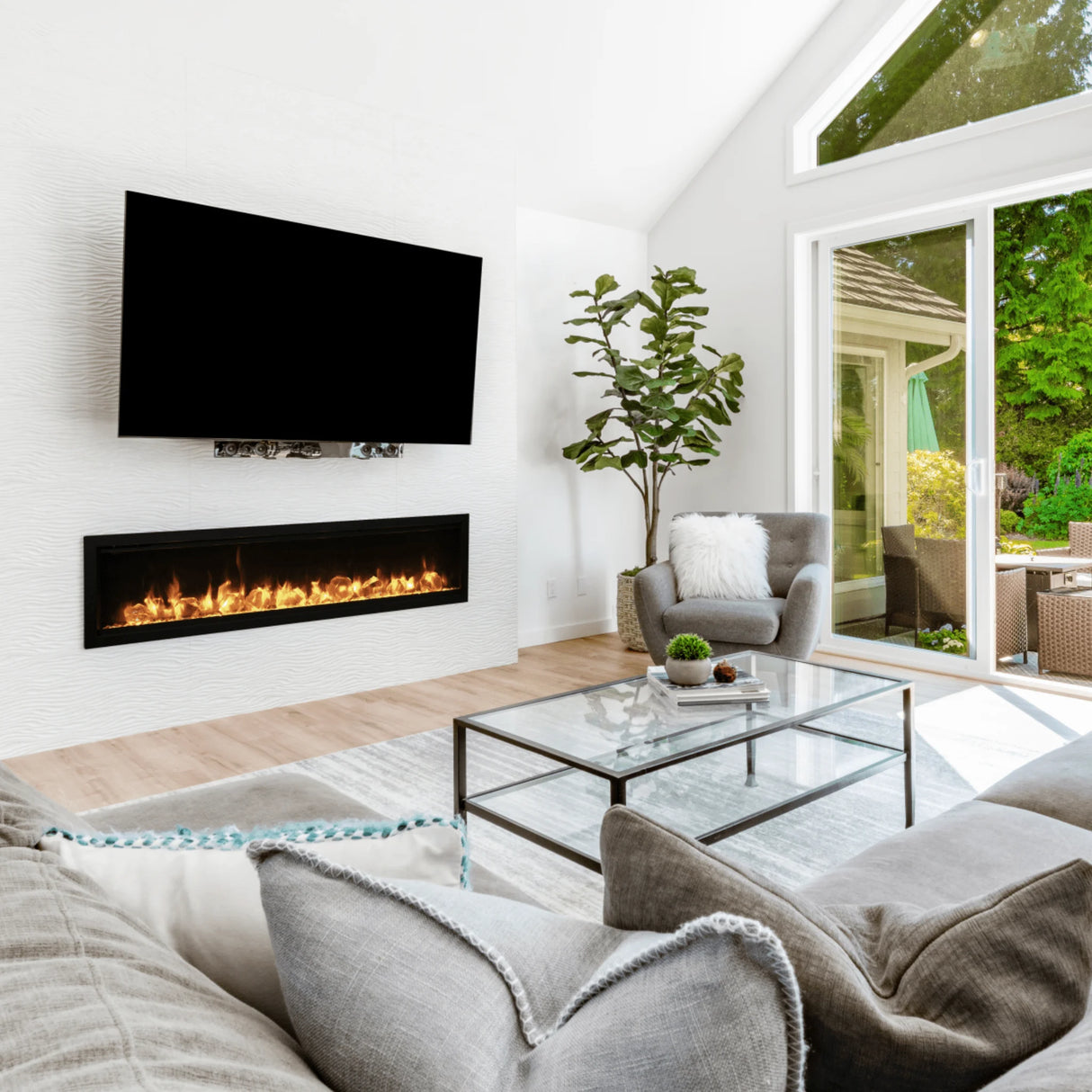 50" Amantii Symmetry Bespoke Electric Fireplace