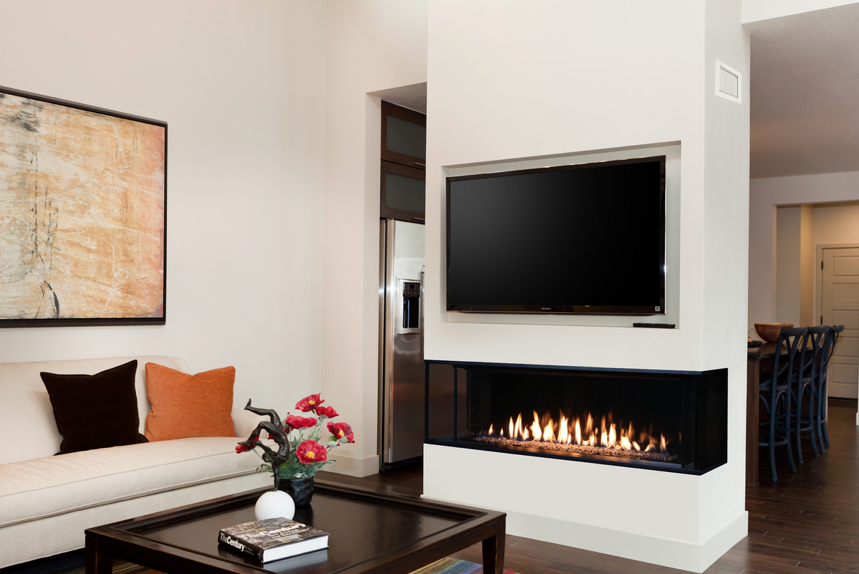 LX2 3-SIDED GAS FIREPLACE