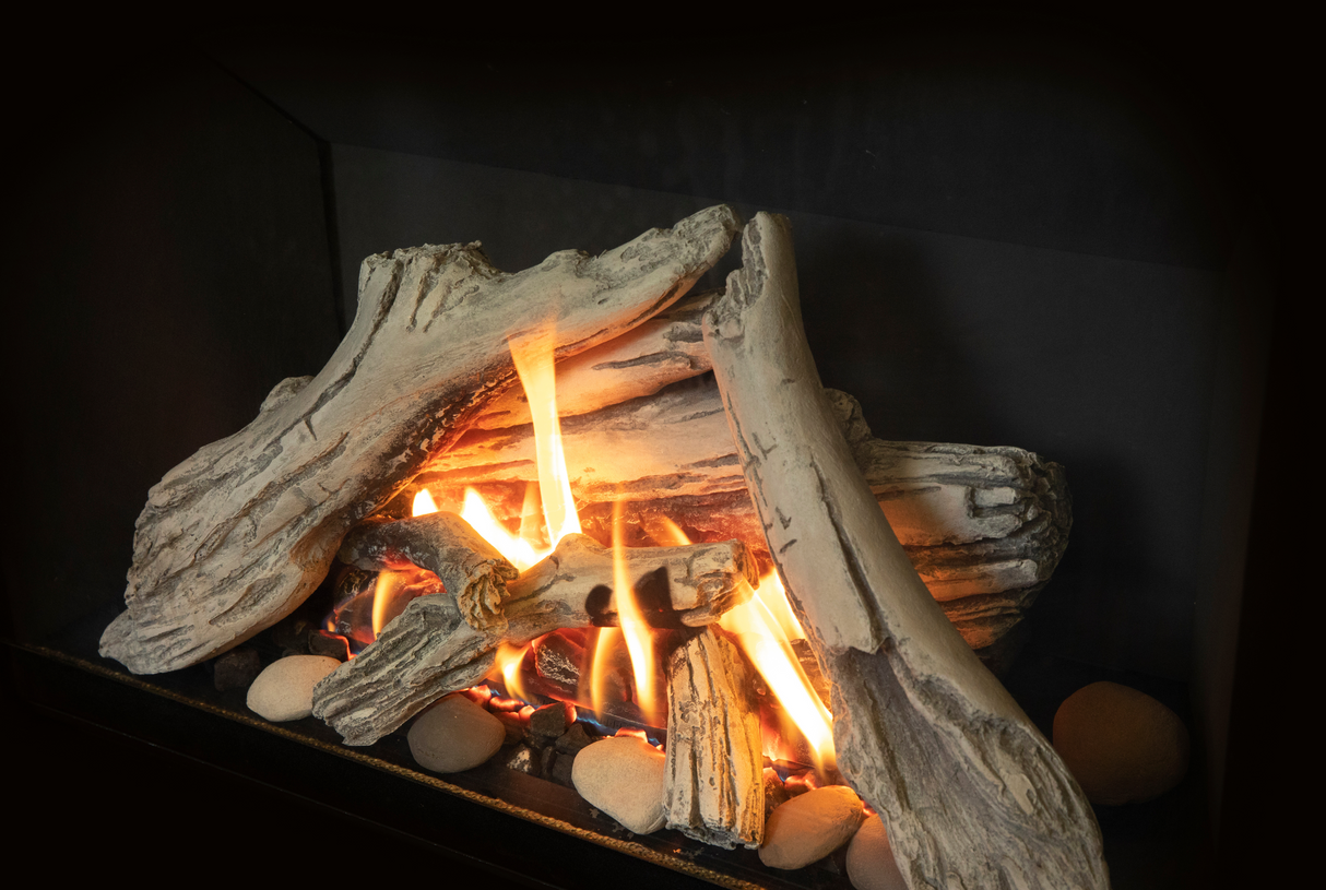 H3 Gas Fireplace Clean Install
