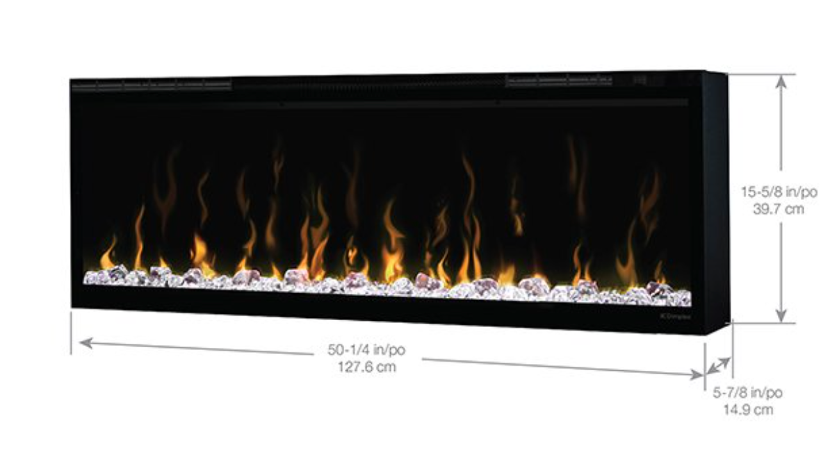 50" Dimplex IgniteXL Built-in Linear Electric Fireplace