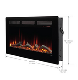 Dimplex Sierra 48" Wall-mounted/Built-In Linear Electric Fireplace
