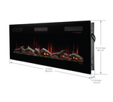 Dimplex Sierra 72" Wall-mounted/Built-In Linear Electric Fireplace